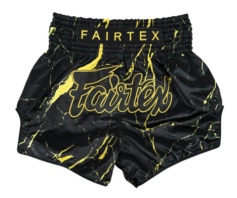 Pre-Order Fairtex Muay Thai Shorts - BS1947 Black Marble