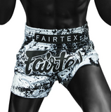 Pre-Order Fairtex Muay Thai Shorts - BS1948 Grunge White