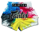 Pre-Order Fairtex Muay Thai Shorts - BS1937 White Acid Jazz