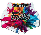 Pre-Order Fairtex Muay Thai Shorts - BS1939 White Funky Soul