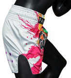 Pre-Order Fairtex Muay Thai Shorts - BS1939 White Funky Soul