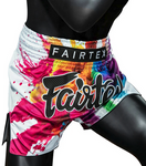 Pre-Order Fairtex Muay Thai Shorts - BS1939 White Funky Soul