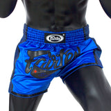 Pre-Order-Muay Thai Shorts - BS1702 Blue Spark