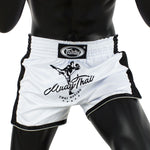 Pre-Order-Muay Thai Shorts - BS1707 White