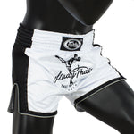 Pre-Order-Muay Thai Shorts - BS1707 White