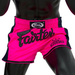 Pre-Order-Muay Thai Shorts - BS1714 Shocking Pink