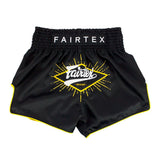 Pre-Order-MUAY THAI SHORTS - BS1903 "FOCUS" Black