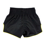 Pre-Order-MUAY THAI SHORTS - BS1903 "FOCUS" Black