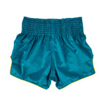 Pre-Order-MUAY THAI SHORTS - BS1907 "FOCUS" Green