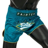 Pre-Order-MUAY THAI SHORTS - BS1907 "FOCUS" Green