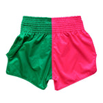 Pre-Order-Muay Thai Shorts - BS1911 Pink/Green