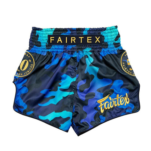 Pre-Order-Fairtex Muay Thai Shorts - BS1916 Golden Jubilee "LUSTER"