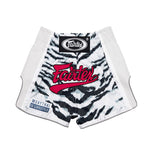 Pre-Order Fairtex Muay Thai Shorts Kids - BSK2103 "White Tiger"