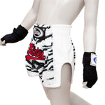 Pre-Order Fairtex Muay Thai Shorts Kids - BSK2103 "White Tiger"