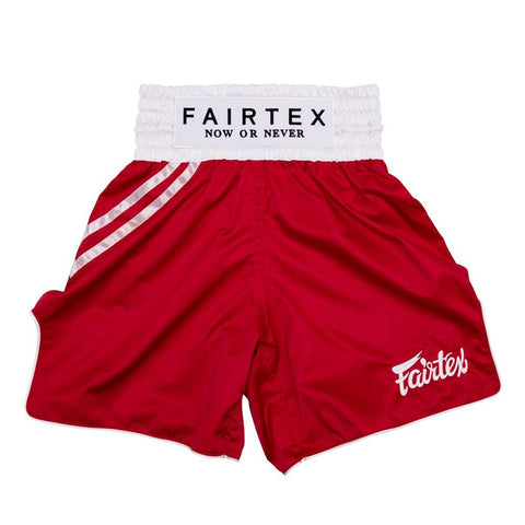 Pre-Order-FAIRTEX BOXING TRUNKS - BT2008 "RED"